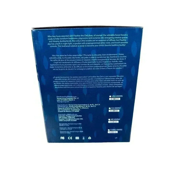 Young Living -KidScents Feather The Owl -Kids Ultrasonic Diffuser -New/Sealed - Picture 2 of 6